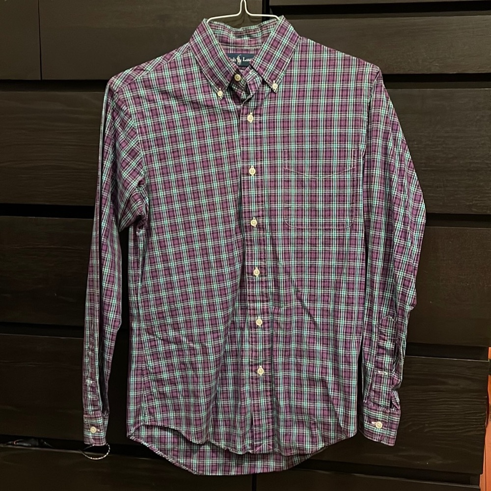 Ralph Lauren Purple Plaid Shirt